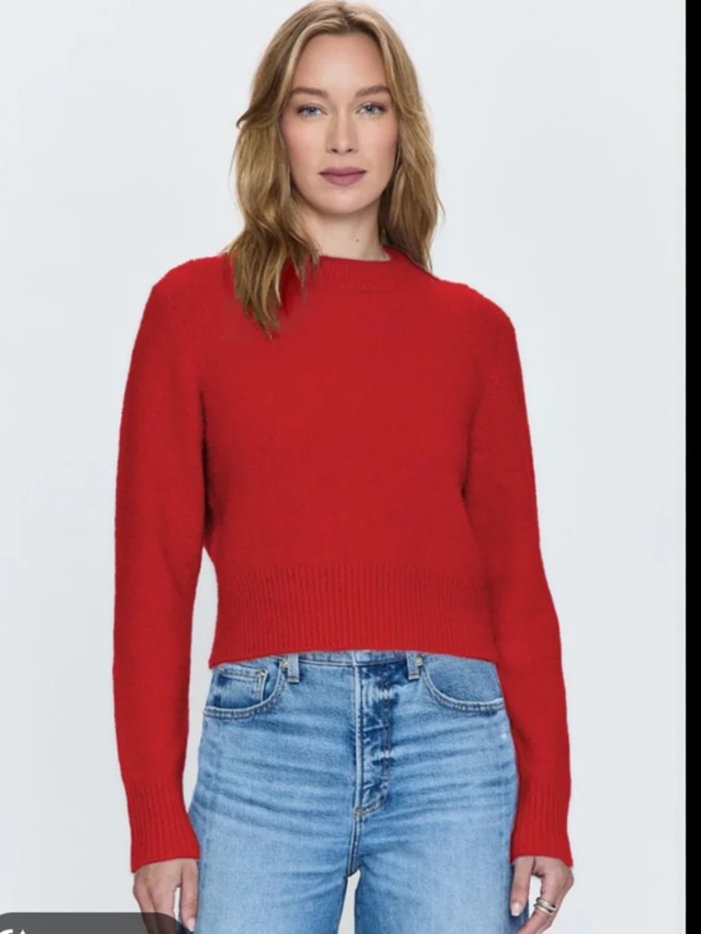 PISTOLA alpaca sara sweater in rouge